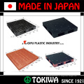 Variété de palettes à haute qualité et légère par l&#39;industrie plastique Gifu. Fabriqué au Japon (palette en plastique renforcé d&#39;acier)